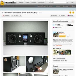 DIY Portable Boombox (from SCRATCH!