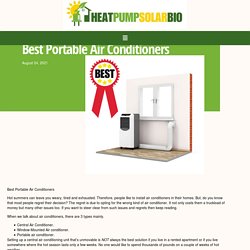 Best Portable Air Conditioners - Heat Pump Solar Bio