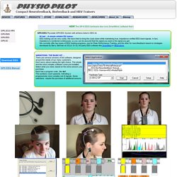 Physiolab GP8 EEG System with all items listed in EEG kit. There are several versions of the software, designed around the needs of our many customers.