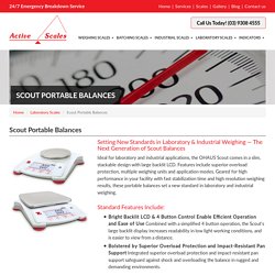 Scout Portable Laboratory Balances Melbourne – Active Scales