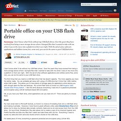 Portable office on your USB flash drive