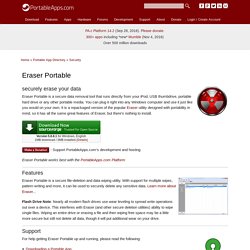 Eraser Portable | PortableApps.com - Portable software for USB drives