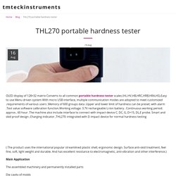 THL270 portable hardness tester - tmteckinstruments