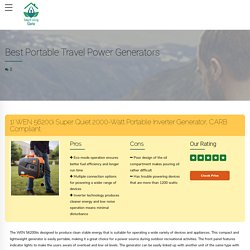 Best Portable Travel Power Generators