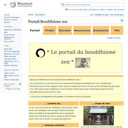 Portail:Bouddhisme Zen