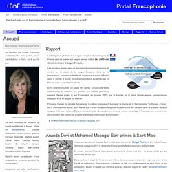 BNF - Portail Francophonie