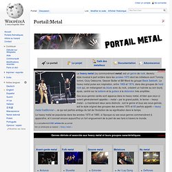 Portail:Metal