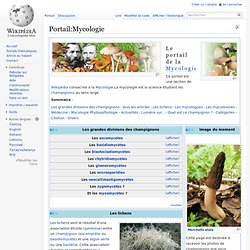 Portail:Mycologie