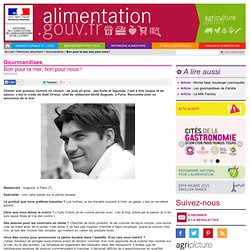 Bon pour la mer, bon pour nous ! - Portail public de l'alimentation : Bien manger, c'est l'affaire de tous !