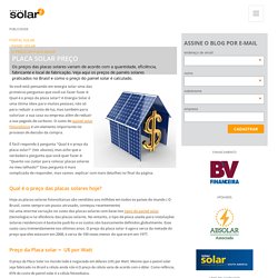 Portal Solar - Tudo sobre Energia Solar Fotovoltaica