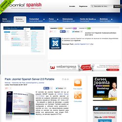 Portal Joomla Spanish - Pack: Joomla! Spanish Server 2.0 Portable