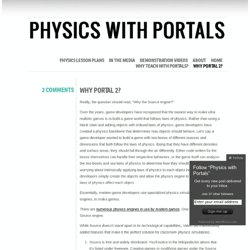 Physics with Portals