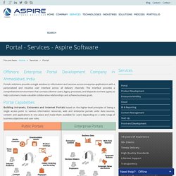 Portal - Services - Aspire Software