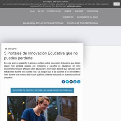 5 Portales de Innovación Educativa que no puedes perderte - Web personal del Prof. Dr. Víctor Arufe Giráldez