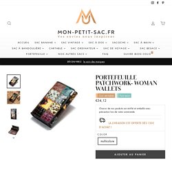 Portefeuille Patchwork- woman wallets – Mon-petit-sac.fr