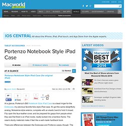 Portenzo Notebook Style iPad Case (for original iPad) Accessory Review
