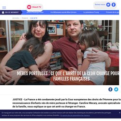 Mères porteuses : ce que l'arrêt de la CEDH change pour les familles françaises - LCI