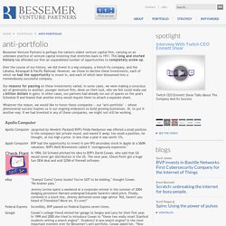 Anti-Portfolio - Bessemer Venture Partners