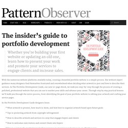 The insider's guide to portfolio development