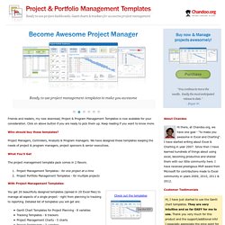 Excel Project Management Templates - Download Now