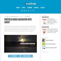 Portfolio Image Navigation with jQuery