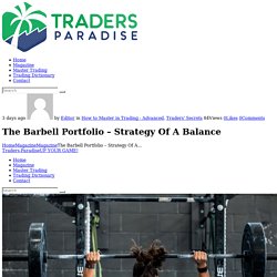 The Barbell Portfolio - Strategy Of A Balance - Traders-Paradise