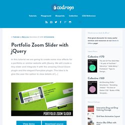 Portfolio Zoom Slider with jQuery