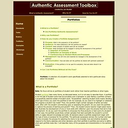 Authentic Assessment Toolbox