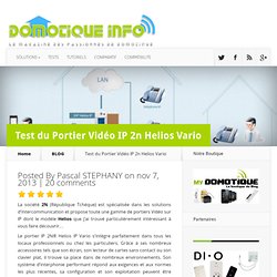 Test du Portier Vidéo IP 2n Helios Vario