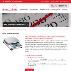 Food Portioning Scales Suppliers – Active Scales