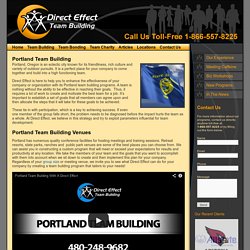 Portland Team Building Programs