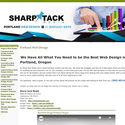 Portland Web Design - Sharp Tack Media (503) 451-6675