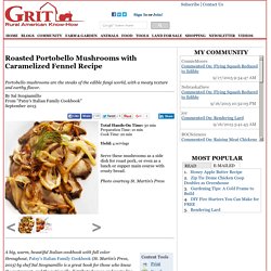 Mushrooms w/ Caramelized Fennel Recipe