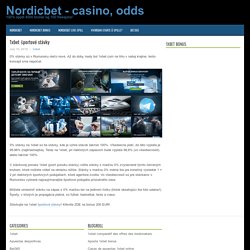 Nordicbet - casino, odds - 100% opptil 4000 kroner og 100 freespins!