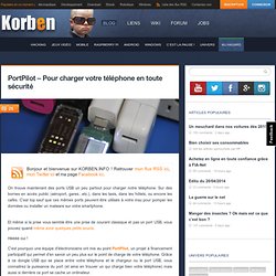 PortPilot - Pour charger votre téléphone en toute sécurité