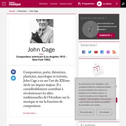 John Cage : portrait et biographie sur France Musique