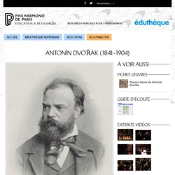 Portrait de Antonín Dvořák