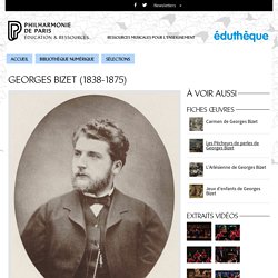 Portrait de Georges Bizet
