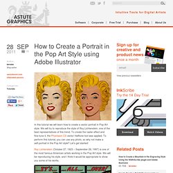 Astute Graphics Blog : How to Create a Portrait in the Pop Art Style using Adobe Illustrator