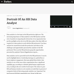 Portrait Of An HR Data Analyst
