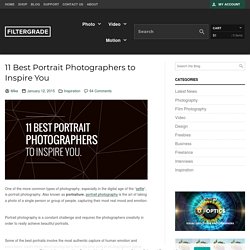 11 Best Portrait Photographers to Inspire You - FilterGrade