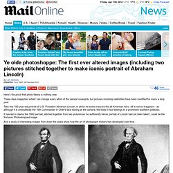 Iconic Abraham Lincoln portrait revealed to be TWO pictures stitched together