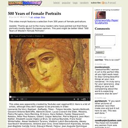 500 Years of Female Portraits