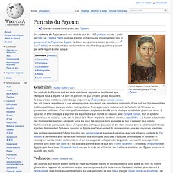 Portraits du Fayoum (wiki)