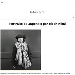 Portraits de Japonais par Hiroh Kikai