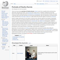 Portraits of Charles Darwin