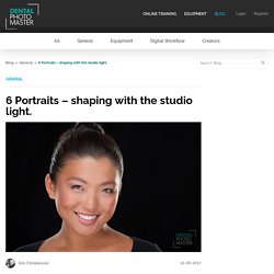 6 Portraits – shaping with the studio light.