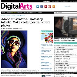 Make vector portraits from photos - Tutorials