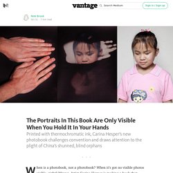 The Portraits In This Book Are Only Visible When You Hold It In Your Hands — Vantage
