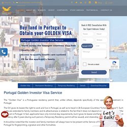 Portugal Golden Investor Visa consultants Service in India